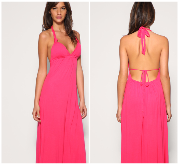 Maxikleid pink