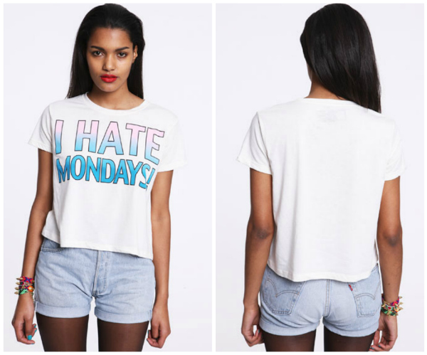 Shirt I hate Mondays