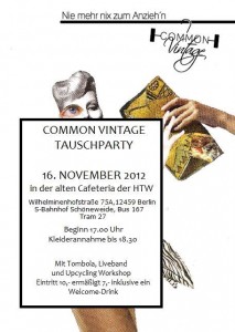 common vintage kleidertauschparty berlin htw